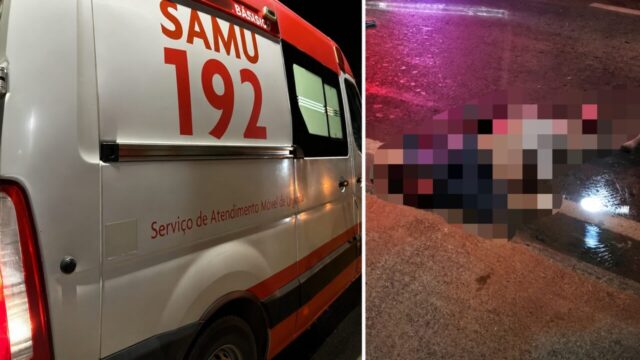 Motociclista fica em estado gravíssimo após acidente em pista paralela à BR-050, sentido bairro Pontal Norte, em Catalão