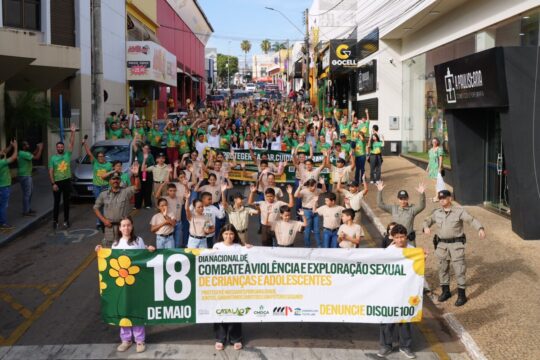 Caminhada “Faça Bonito” mobiliza Catalão no combate ao abuso e exploração sexual de crianças e adolescentes