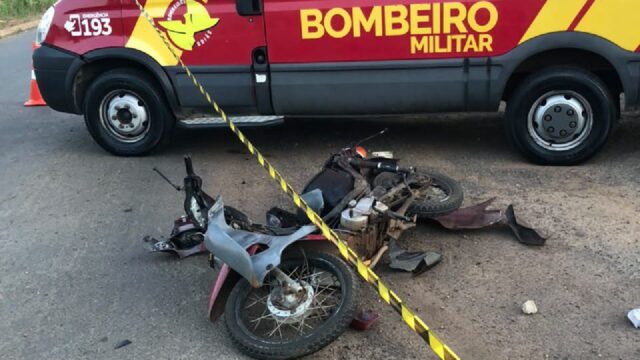 Mulher morre após colisão entre motocicletas em avenida de Caldas Novas