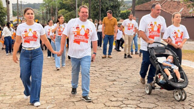 Corumbaíba realiza caminhada “Faça Bonito” em defesa das crianças e adolescentes