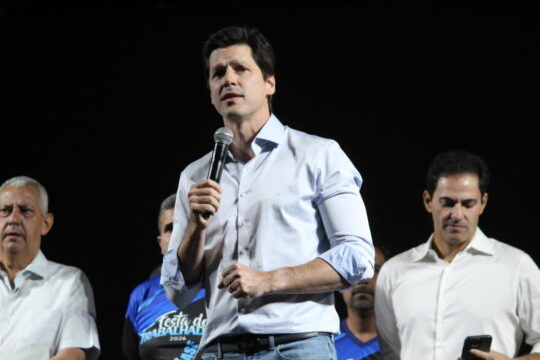 Governador Daniel Vilela participa da Festa do Trabalhador do Sindicato Metabase, em Catalão, e reforça importância dos trabalhadores para o desenvolvimento econômico de Goiás