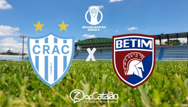 CRAC entra em campo neste domingo (3) contra o Betim-MG pela Série D do Brasileirão