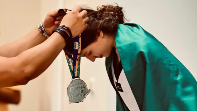 Maria Fernanda, atleta de Cumari, conquista medalha de prata no Pan-Americano de Taekwondo