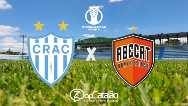 CRAC e ABECAT Ouvidorense fazem clássico regional pela Série D neste domingo (17) em Catalão