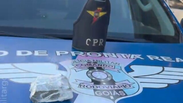 Homem é preso por tráfico de drogas durante operação da PM em Morrinhos