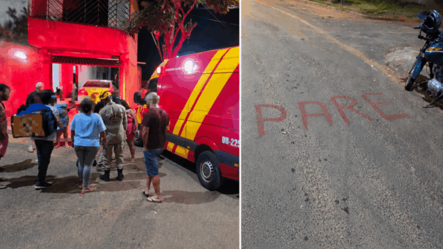 Duas motocicletas se envolvem em acidente e moradores pedem sinalização em cruzamento no bairro Maria Amélia I, em Catalão