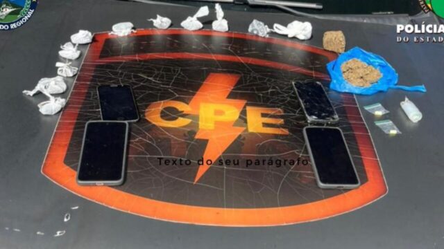 Mulher de 21 anos é presa por tráfico de drogas durante ação da CPE em Campo Alegre de Goiás