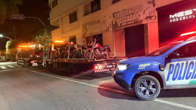 Operação Trânsito Seguro apreende 18 motocicletas irregulares no Centro de Catalão