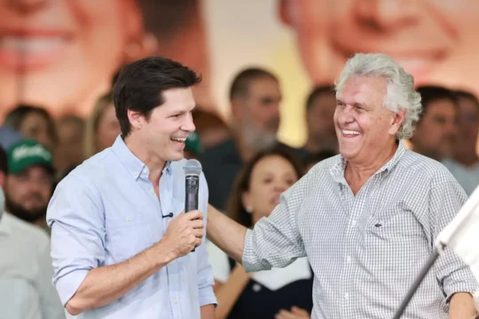 Daniel Vilela e Ronaldo Caiado participam de encontro regional com lideranças políticas em Uruaçu neste sábado (13)
