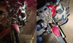 Motociclista e passageiro ficam feridos após acidente no trevo da MG-223, em Monte Carmelo Motociclista e passageiro ficam feridos após acidente no trevo da MG-223, em Monte Carmelo