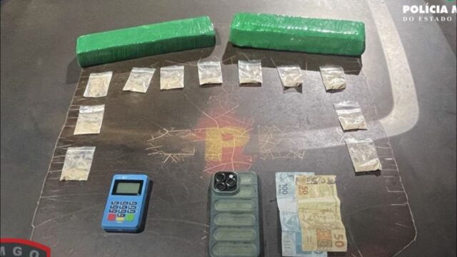 Homem é preso com quase 2 kg de drogas durante ação da CPE na BR-050, em Catalão