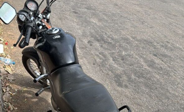 Motocicleta com registro de furto é recuperada durante ação integrada da CPE e Força Tática em Catalão