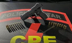 Homem é preso com arma de fogo irregular durante operação integrada da CPE em Abadia de Goiás
