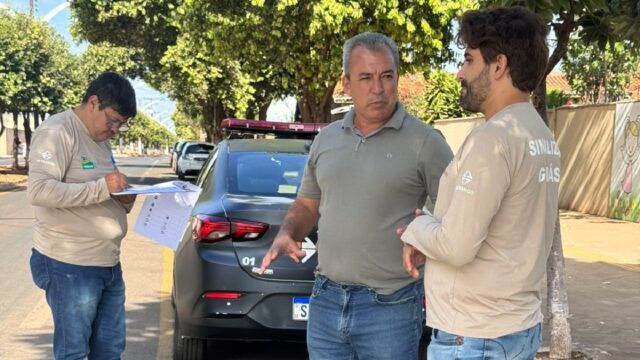Ouvidor recebe investimentos para sinalização viária através do programa Sinaliza Goiás