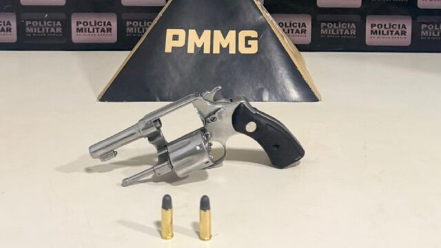 Homem é preso por posse ilegal de arma de fogo durante abordagem da Polícia Militar em Araguari