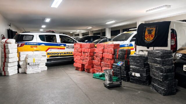 Carga com 1,7 tonelada de maconha é apreendida durante operação conjunta em Uberlândia; suspeito é preso