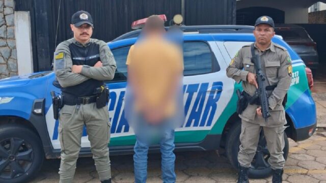 Homem é preso após agredir companheira e ameaçar testemunha em Ipameri