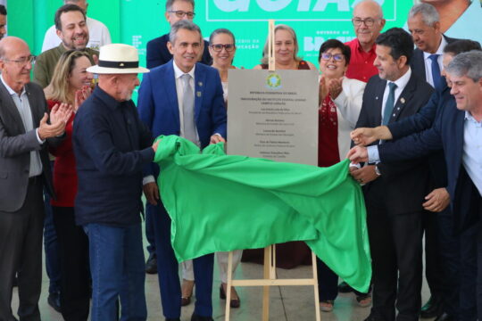 "Não tem saída para esse país se a gente não investir em educação", diz Lula na inauguração do Campus Catalão do Instituto Federal Goiano