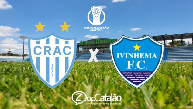 CRAC decide futuro na Série D contra o Ivinhema-MS neste domingo (14); empate classifica as duas equipes