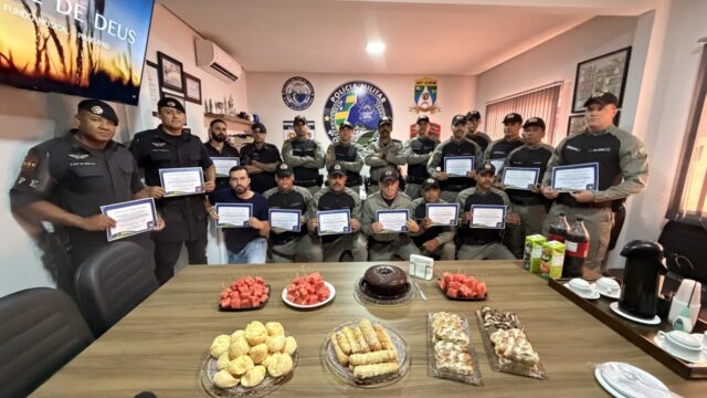 9º CRPM homenageia 23 policiais destaque do mês em Catalão
