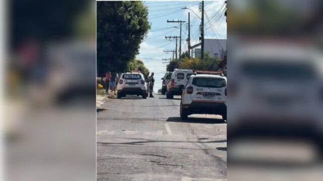 Suspeito é baleado e três são presos após roubo e perseguição policial em Uberlândia