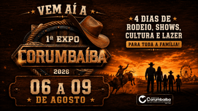 Corumbaíba se prepara para viver um marco histórico com a realização da 1ª Expo Corumbaíba 2026
