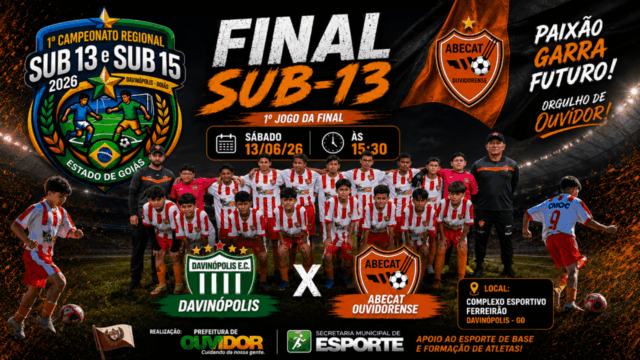 ABECAT Ouvidorense disputa final do Campeonato Regional Sub-13 neste sábado (13) em Davinópolis