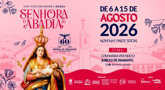 115ª Festa em Louvor a Nossa Senhora da Abadia será realizada entre os dias 6 e 15 de agosto em Nova Aurora