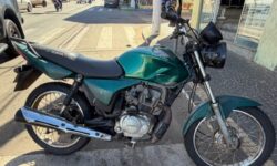 Motocicleta furtada em Minas Gerais é recuperada pela CPE durante patrulhamento em Catalão Motocicleta furtada em Minas Gerais é recuperada pela CPE durante patrulhamento em Catalão