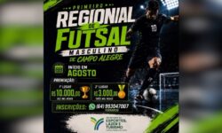 Campo Alegre de Goiás abre inscrições para o 1º Regional de Futsal Masculino