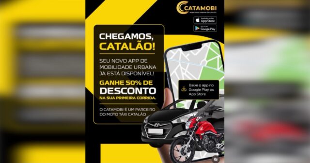 Aplicativo Catamobi é lançado em Catalão e aposta na experiência de mais de 20 anos do Moto Táxi Catalão