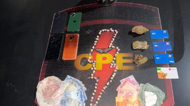 Homem é preso por tráfico de drogas e receptação durante ação da CPE em Pires do Rio