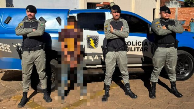Força Tática cumpre mandado de prisão e captura foragido em Pires do Rio