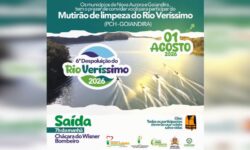 Mutirão de limpeza do Rio Veríssimo será realizado no dia 1º de agosto entre Goiandira e Nova Aurora