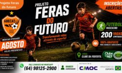 Inscrições para projeto gratuito de futebol de campo da ABECAT estão abertas em Catalão Inscrições para projeto gratuito de futebol de campo da ABECAT estão abertas em Catalão