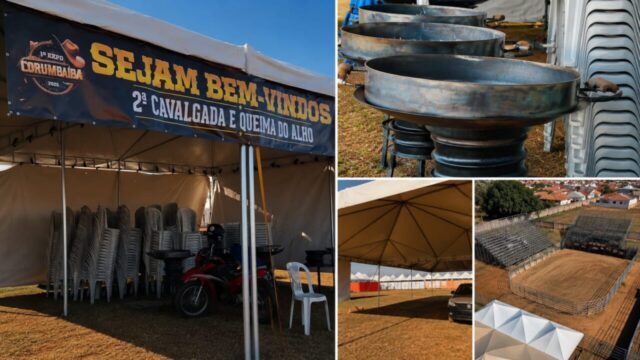 2ª Cavalgada e Queima do Alho movimenta Corumbaíba neste sábado 01, durante a 1ª Expo Corumbaíba