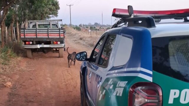 Caminhonete furtada é recuperada pela Polícia Militar em menos de 24 horas após o crime em Catalão