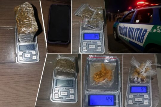 Suspeito é preso por tráfico de drogas após fugir e ferir policial militar em Catalão