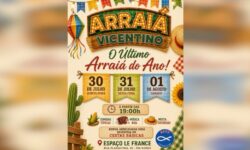 Arraiá Vicentino promete três noites de festa, tradição e solidariedade em Catalão