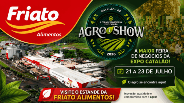 Friato Alimentos estará presente na Agro Show, a maior feira de negócios da Expo Catalão 2026