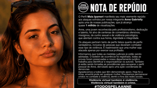 Perfil Mais Ipameri divulga nota de repúdio após integrante sofrer ataques nas redes sociais