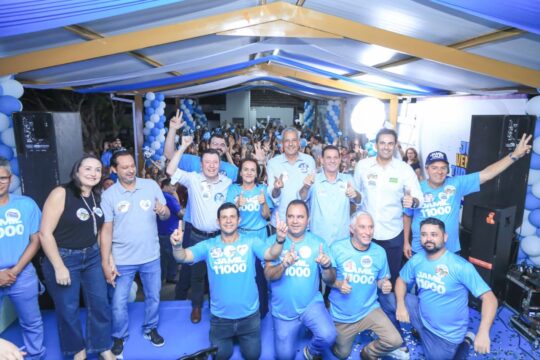 Publieditorial | Catalão: Deputado Jamil lota comitê e toda a rua do Largo do Rosário no lançamento oficial da campanha