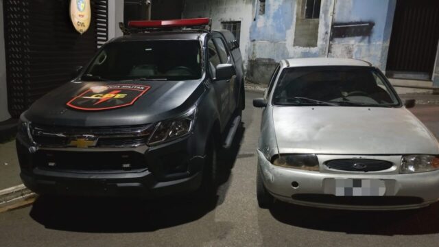CPE identifica veículo usado em disparos de arma de fogo em via pública em Catalão