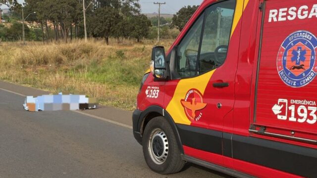 Homem morre atropelado na GO-330, em frente à UEG, em Ipameri