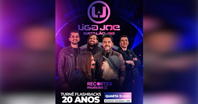 Liga Joe celebra 20 anos de carreira com show em Catalão na véspera do aniversário da cidade