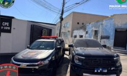 CPE localiza caminhonete com registro de furto/roubo em Catalão CPE localiza caminhonete com registro de furto/roubo em Catalão
