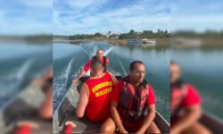 Avião anfíbio cai no Lago Corumbá, em Caldas Novas, e duas pessoas são resgatadas com vida Avião anfíbio cai no Lago Corumbá, em Caldas Novas, e duas pessoas são resgatadas com vida