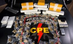 CPE apreende cerca de 11 kg de maconha e duas pessoas são conduzidas em Pires do Rio