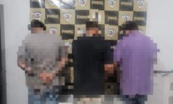 Três são presos após retroescavadeira furtada em Catalão ser recuperada em Uberaba, MG
