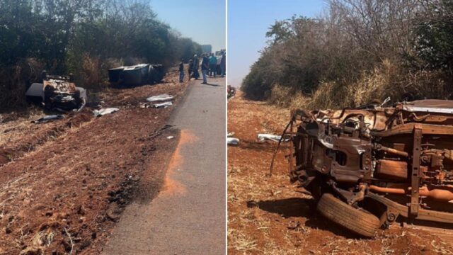 Grave acidente na GO-210 deixa quatro vítimas feridas, próximo a Santa Helena de Goiás